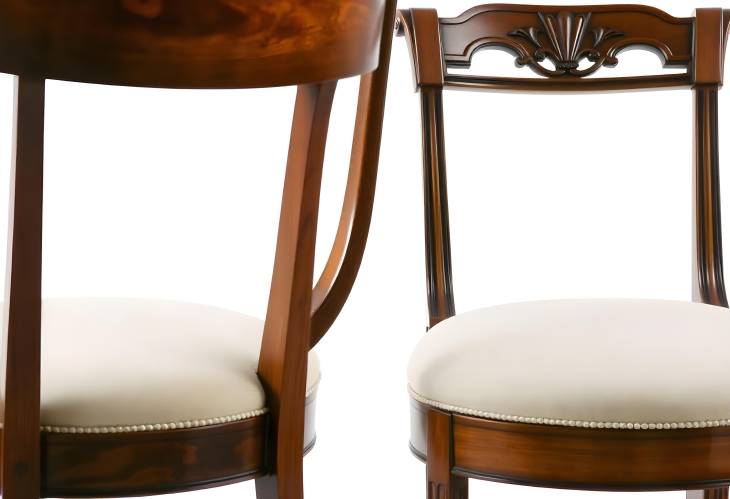 The Essence of Biedermeier Antique Chairs with Wood Carving